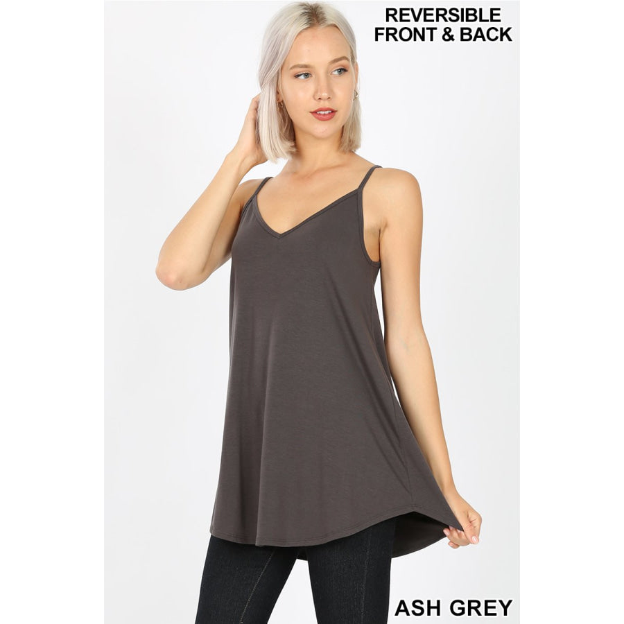 NEW Colours! Reversible Spaghetti Cami V-Neck/Scoop-Neck Tops