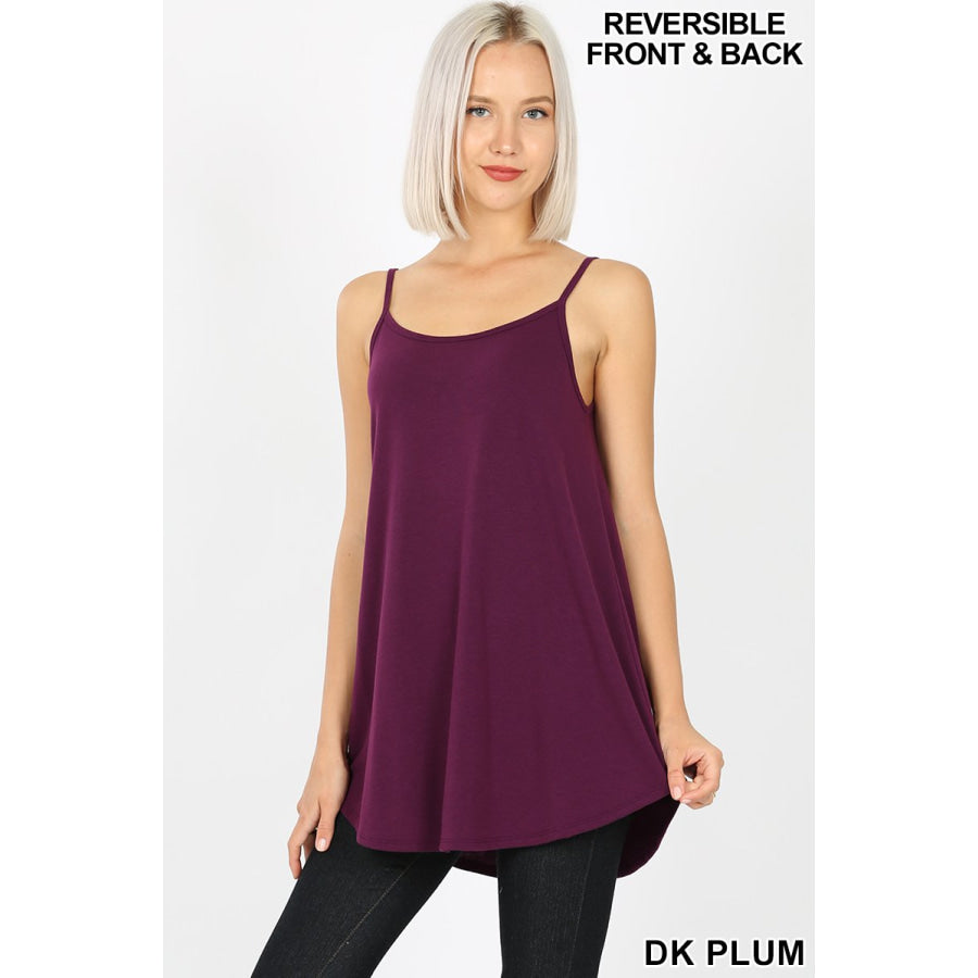 NEW Colours! Reversible Spaghetti Cami V-Neck/Scoop-Neck Tops