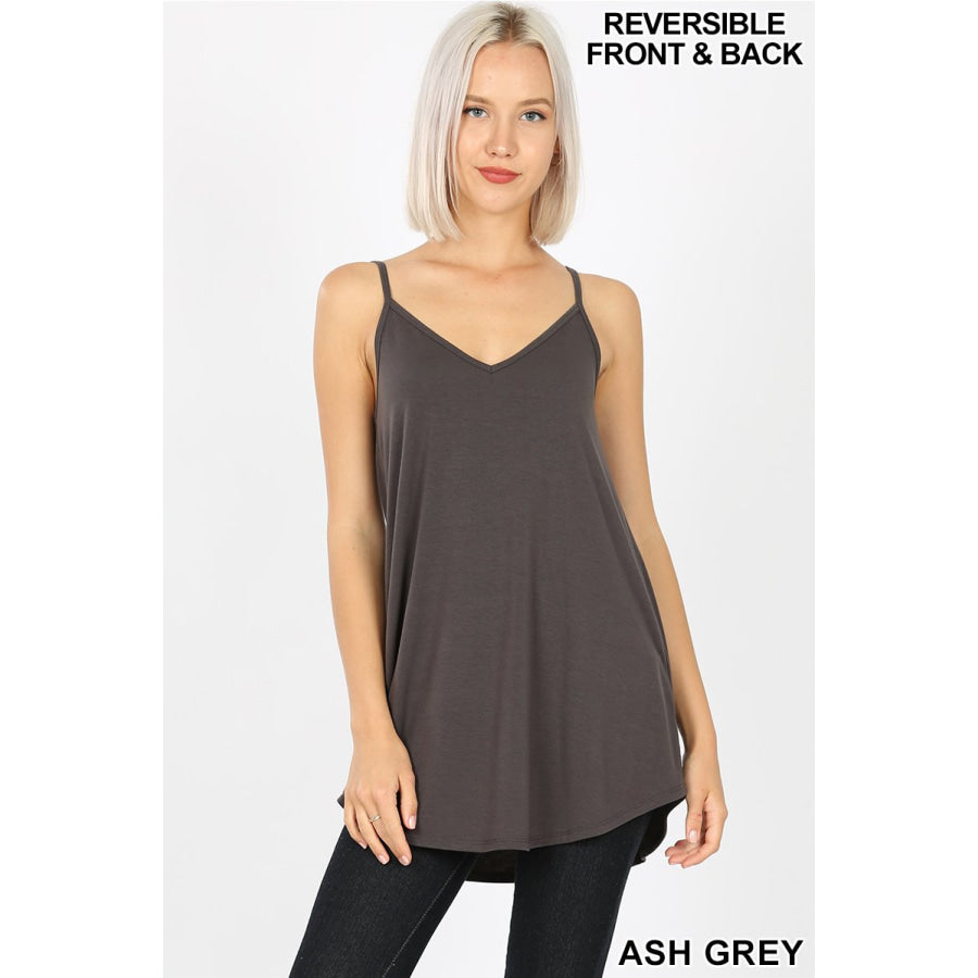 NEW Colours! Reversible Spaghetti Cami V-Neck/Scoop-Neck Tops