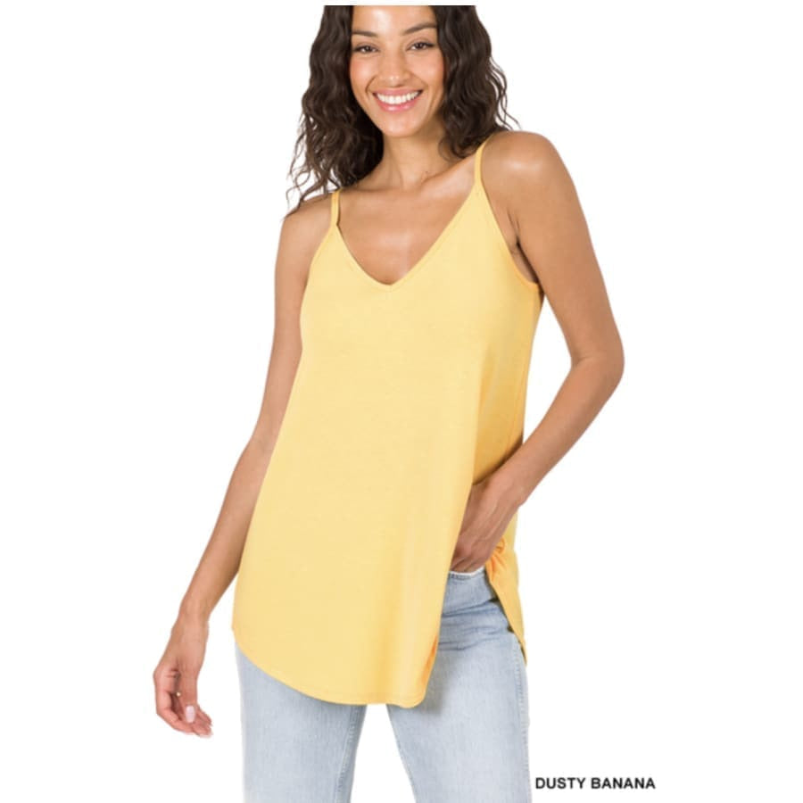 NEW Colours! Reversible Spaghetti Cami V-Neck/Scoop-Neck Tops