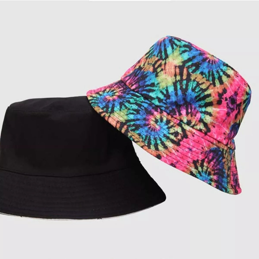 Reversible Tie-Dye Bucket Hat Apparel and Accessories