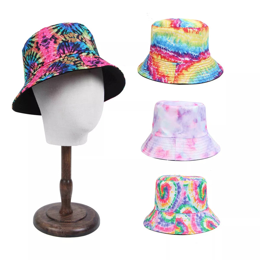 Reversible Tie-Dye Bucket Hat Apparel and Accessories