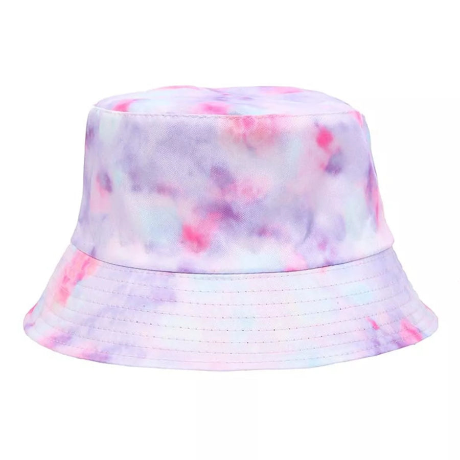 Reversible Tie-Dye Bucket Hat Style D / onesize Apparel and Accessories