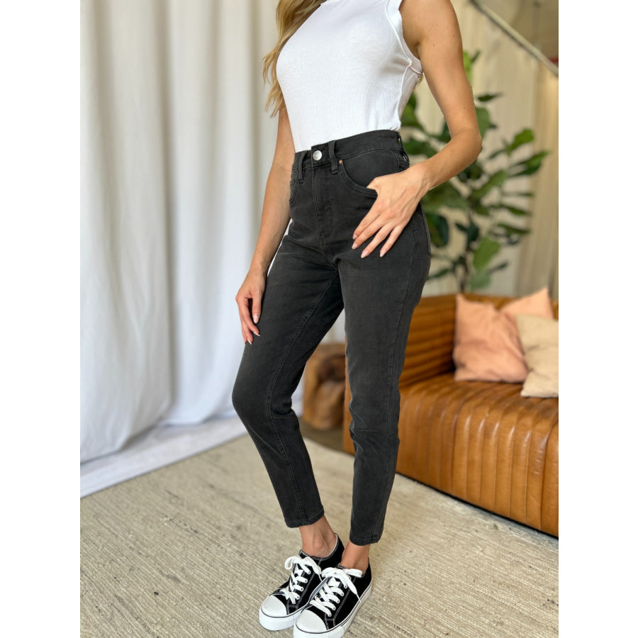 RFM Full Size High Rise Tummy Control Skinny Jeans Apparel and Accessories