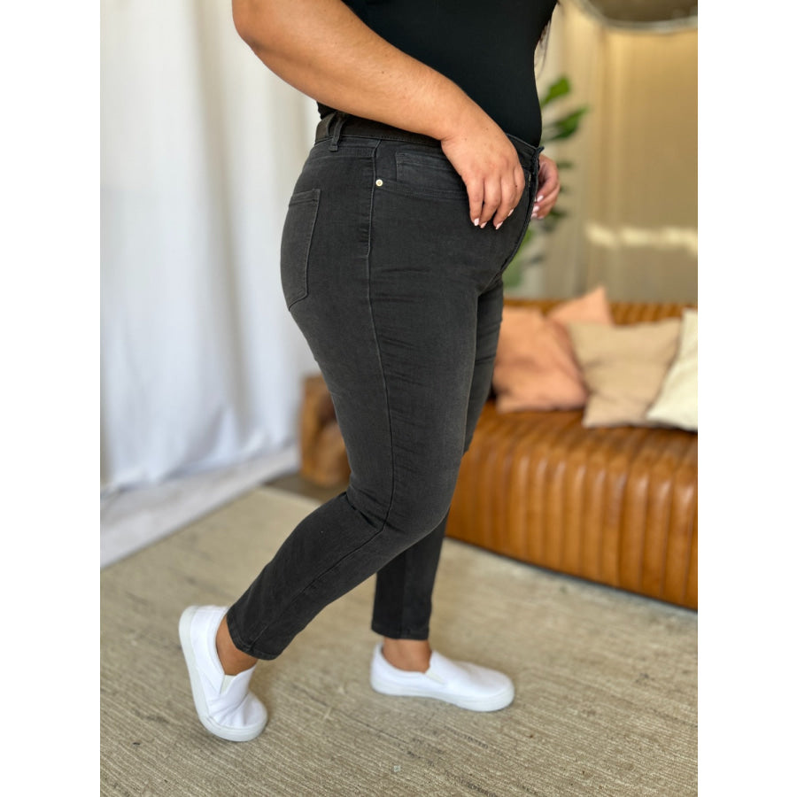 RFM Full Size High Rise Tummy Control Skinny Jeans Apparel and Accessories