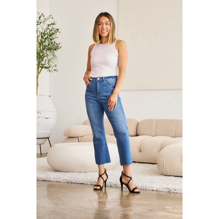 RFM Mini Mia Full Size Tummy Control High Waist Jeans Medium Potassium / 23 Apparel and Accessories