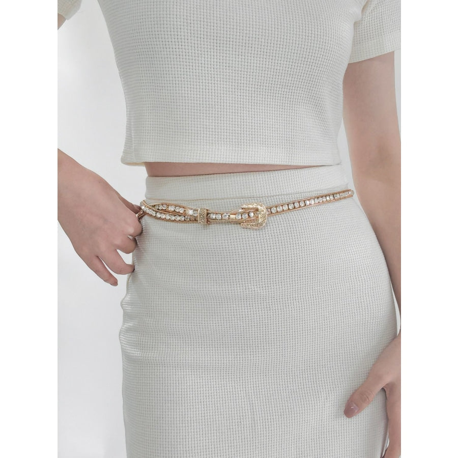 Rhinestone Metal Belt