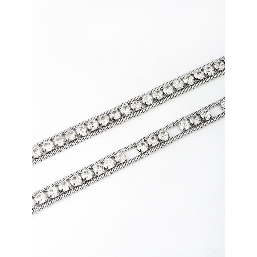 Rhinestone Metal Belt