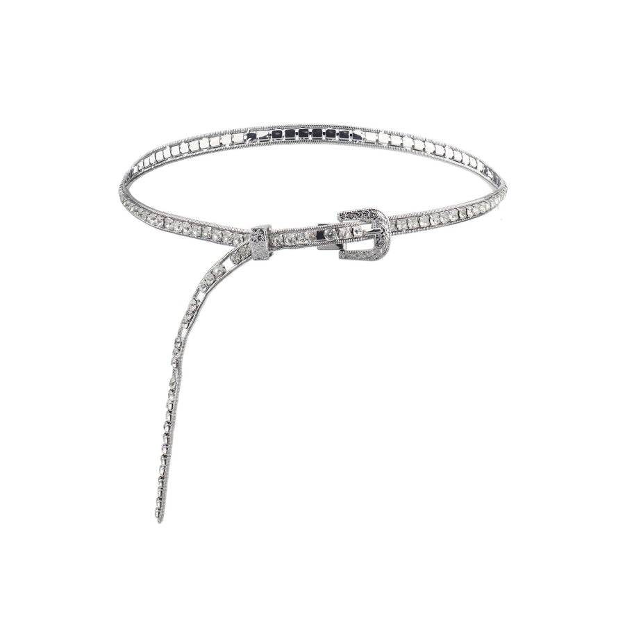 Rhinestone Metal Belt