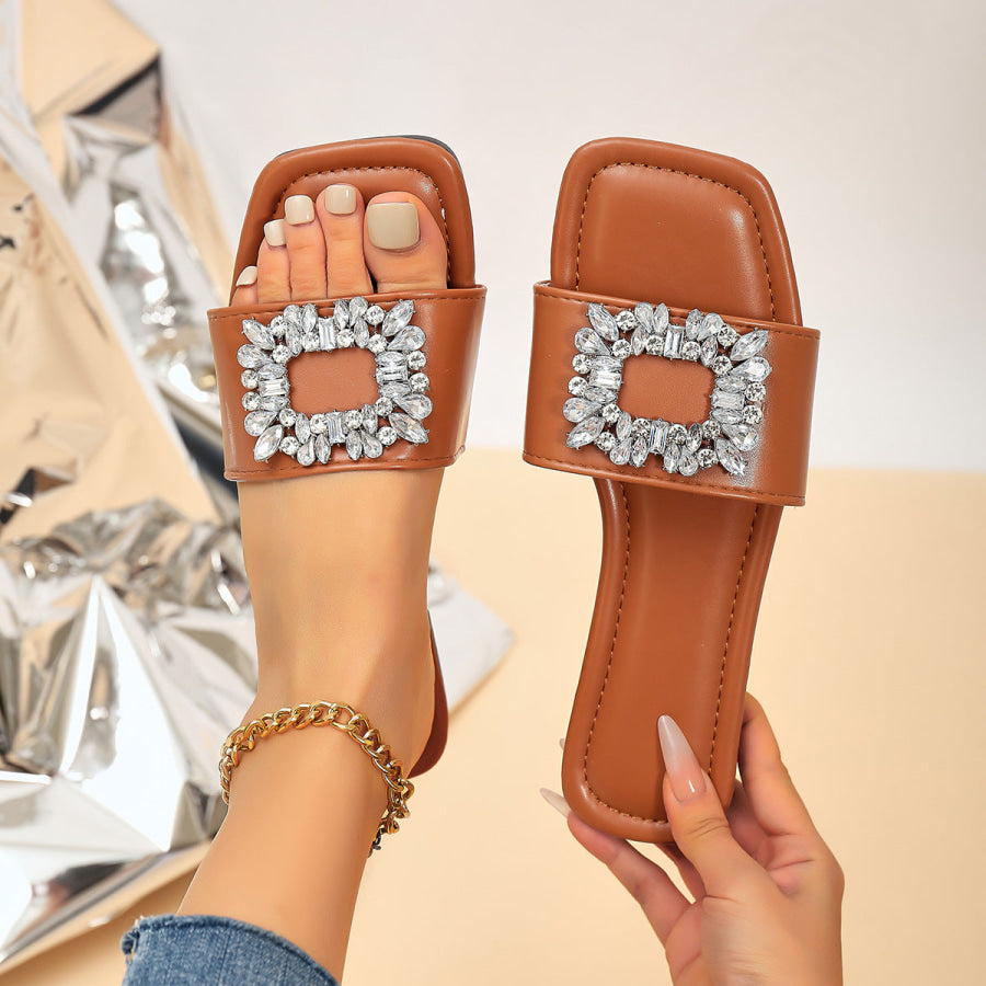 Rhinestone Open Toe Sandals Apparel and Accessories