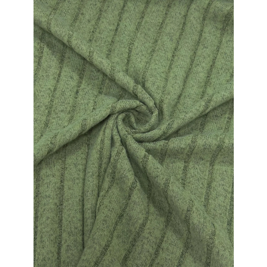 Ribbed Knit A-Line Midi Dress Apparel and Accessories
