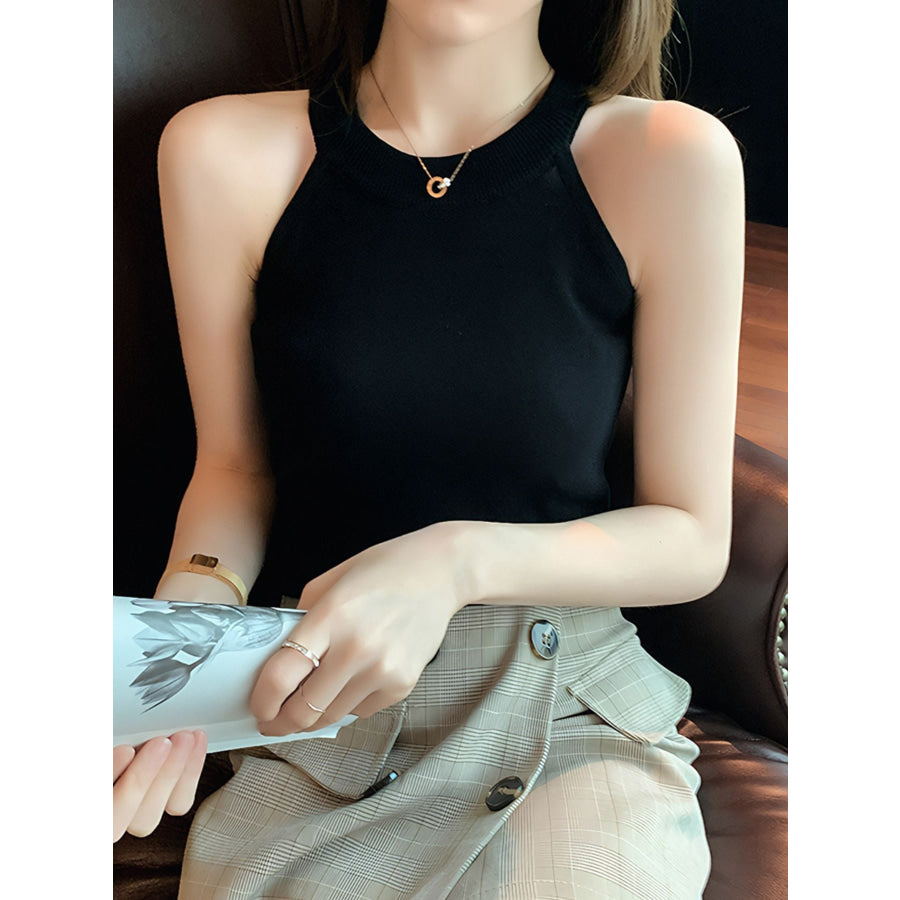 Ribbed Knit Cami Top Apparel and Accessories