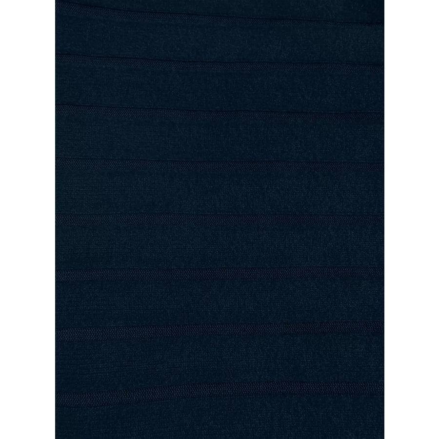 Ribbed Knit Hoodie Dress Apparel and Accessories