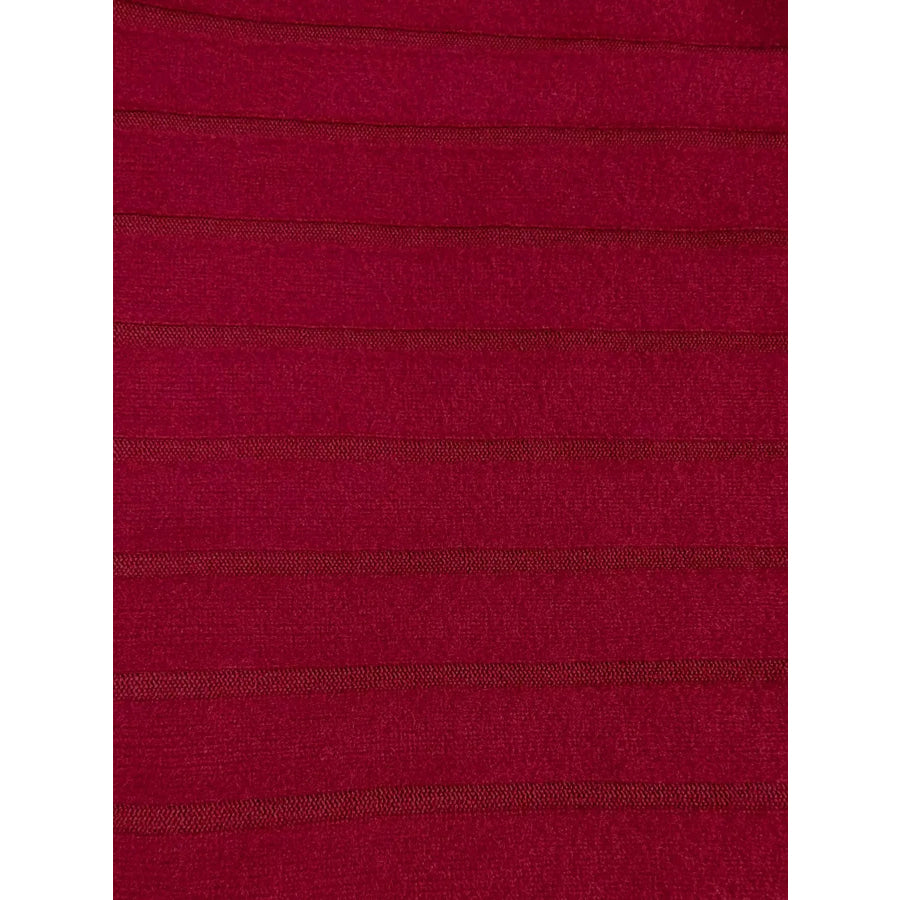 Ribbed Knit Hoodie Dress Apparel and Accessories