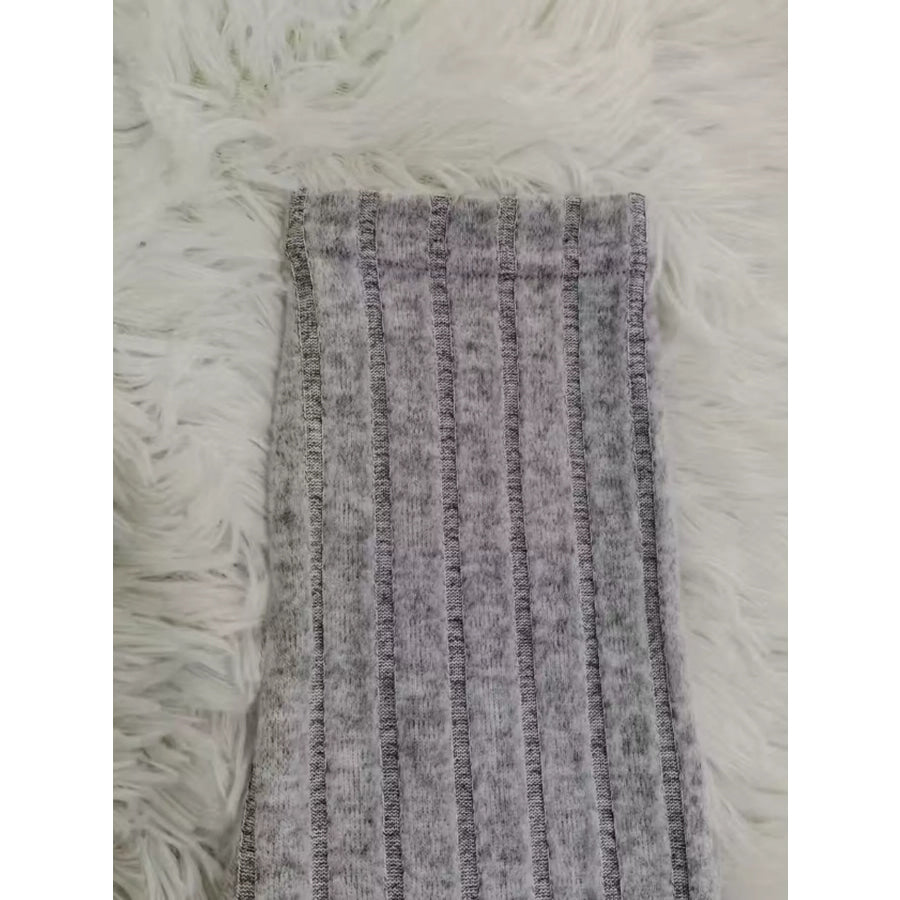 Ribbed Knit Mock Neck Long Sleeve Mini Dress Apparel and Accessories