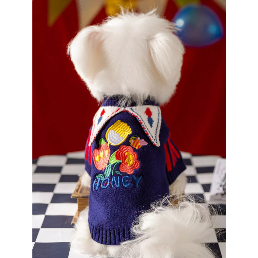 Ribbed Knit Pet Sweaters Apparel and Accessories
