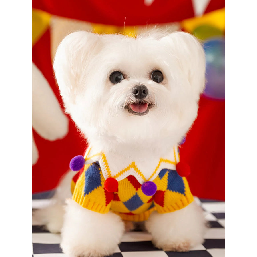 Ribbed Knit Pet Sweaters Gold / XS Apparel and Accessories