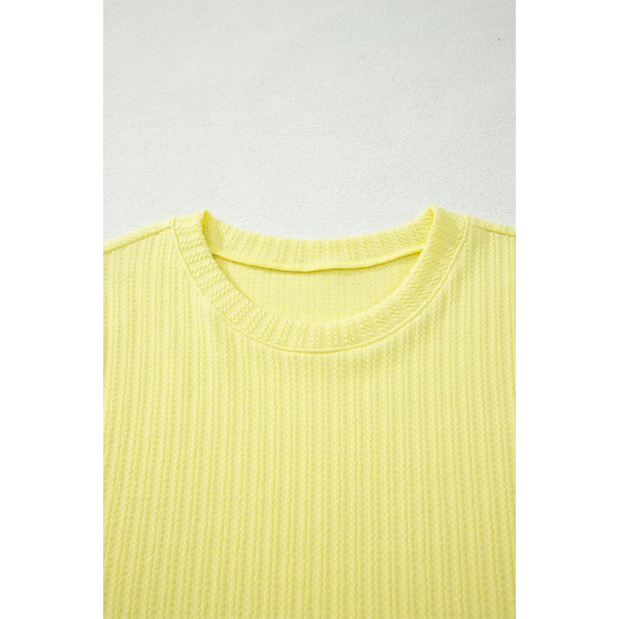 Ribbed Knit Tank and Shorts Set Apparel and Accessories