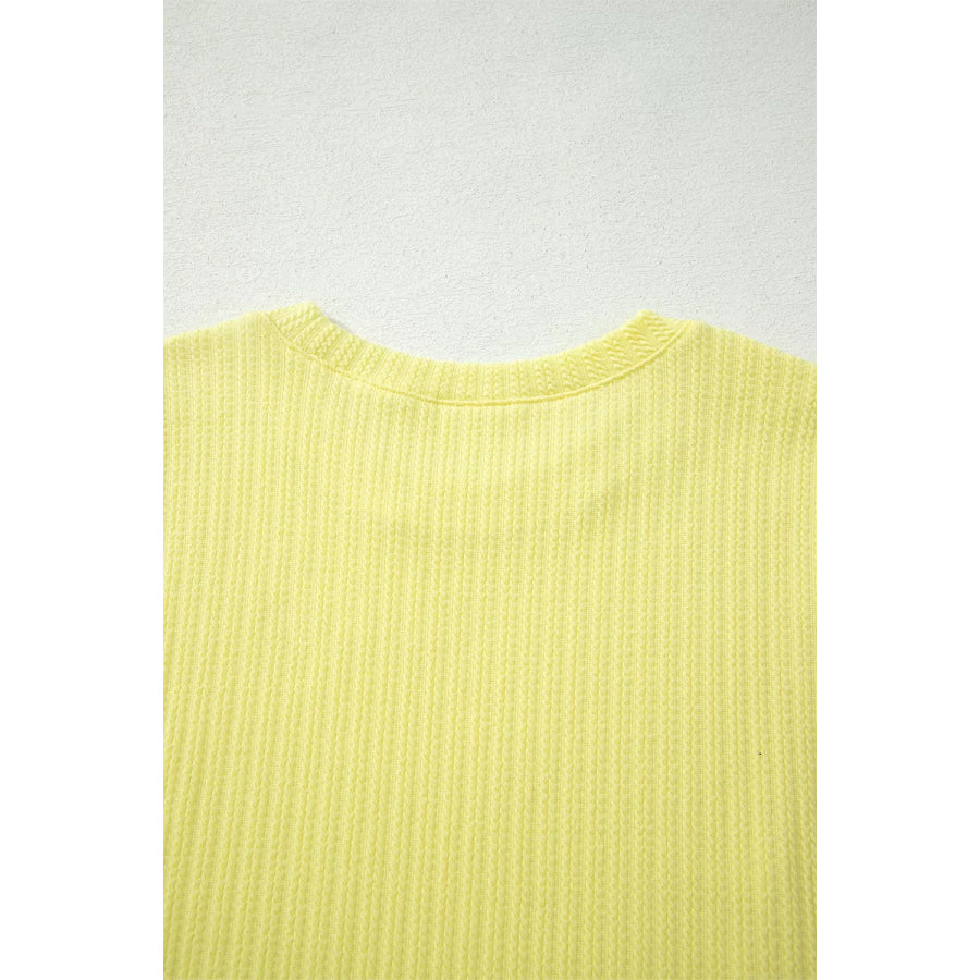 Ribbed Knit Tank and Shorts Set Apparel and Accessories