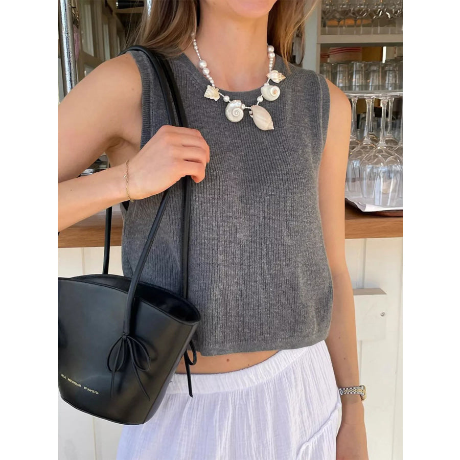 Ribbed Knit Tank Apparel and Accessories