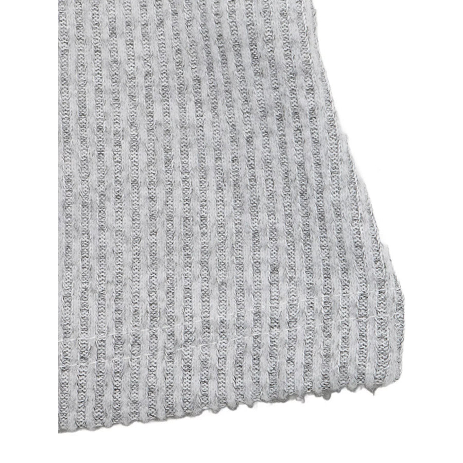 Ribbed Lace Trim Henley T-Shirt Apparel and Accessories