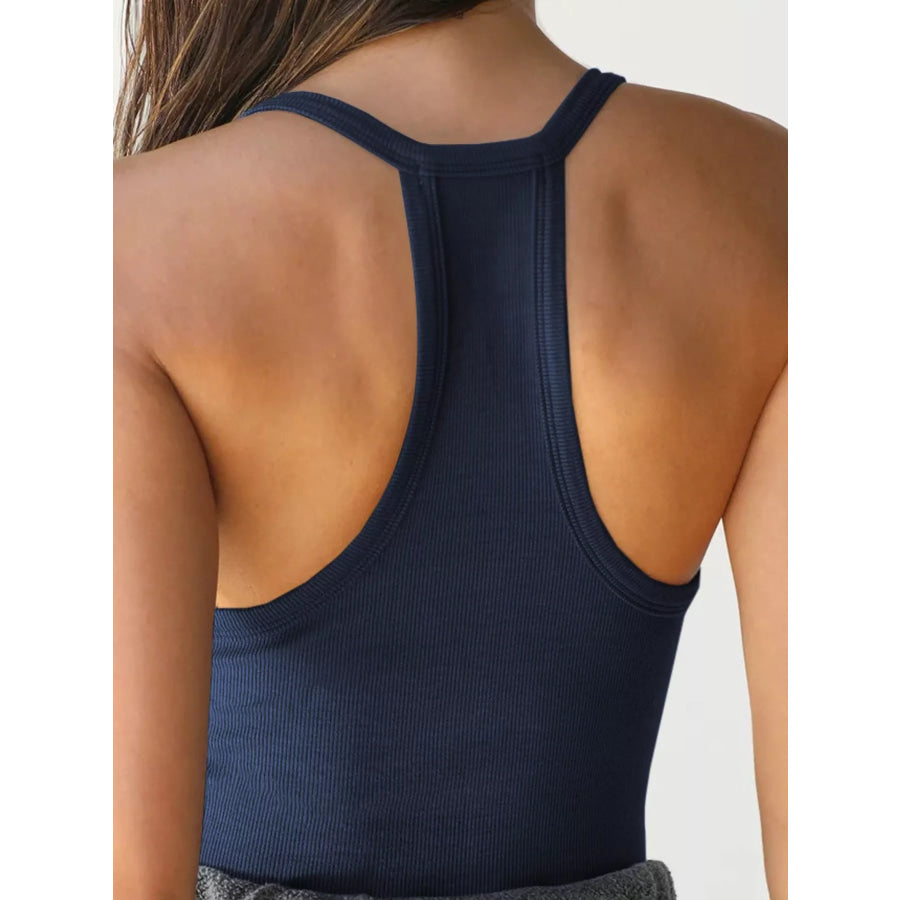 Ribbed Racerback Tank Top Apparel and Accessories