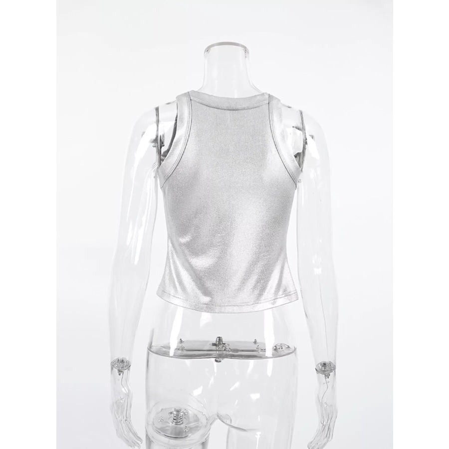 Ribbed Racerback Tank Top Apparel and Accessories