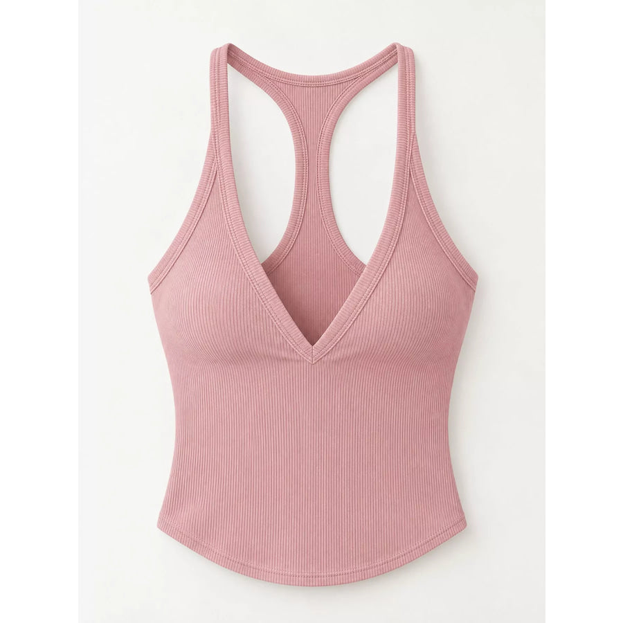 Ribbed Racerback Tank Top Apparel and Accessories