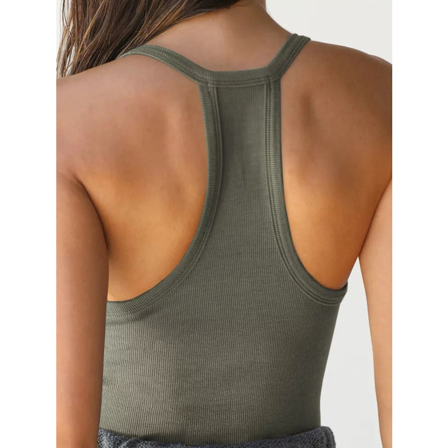 Ribbed Racerback Tank Top Apparel and Accessories