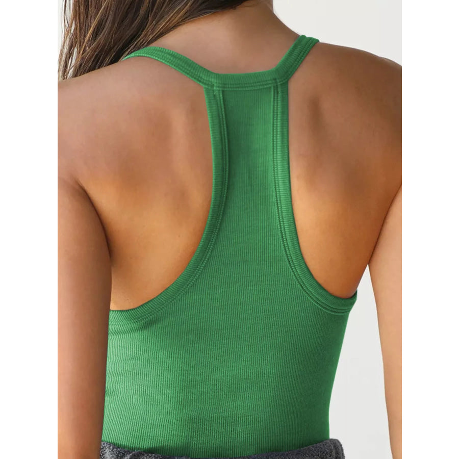 Ribbed Racerback Tank Top Apparel and Accessories