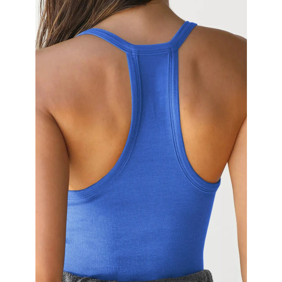 Ribbed Racerback Tank Top Apparel and Accessories
