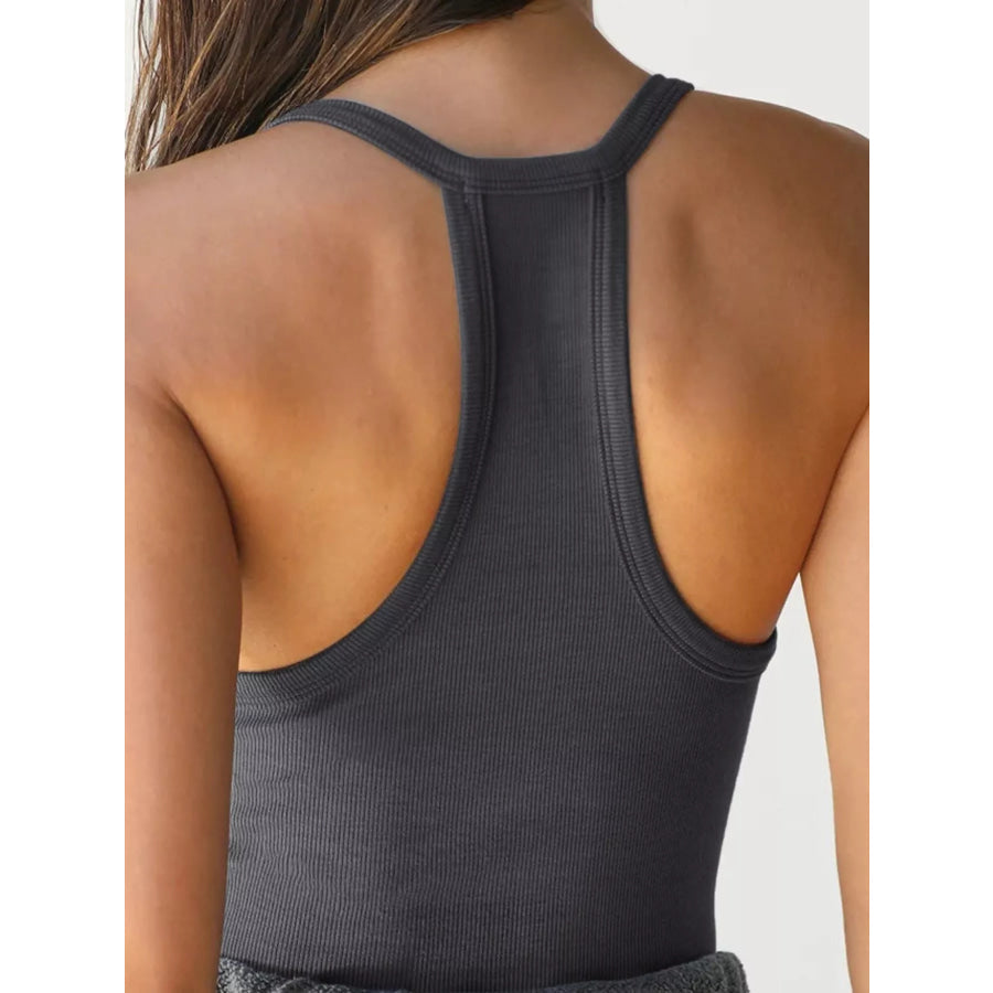 Ribbed Racerback Tank Top Apparel and Accessories
