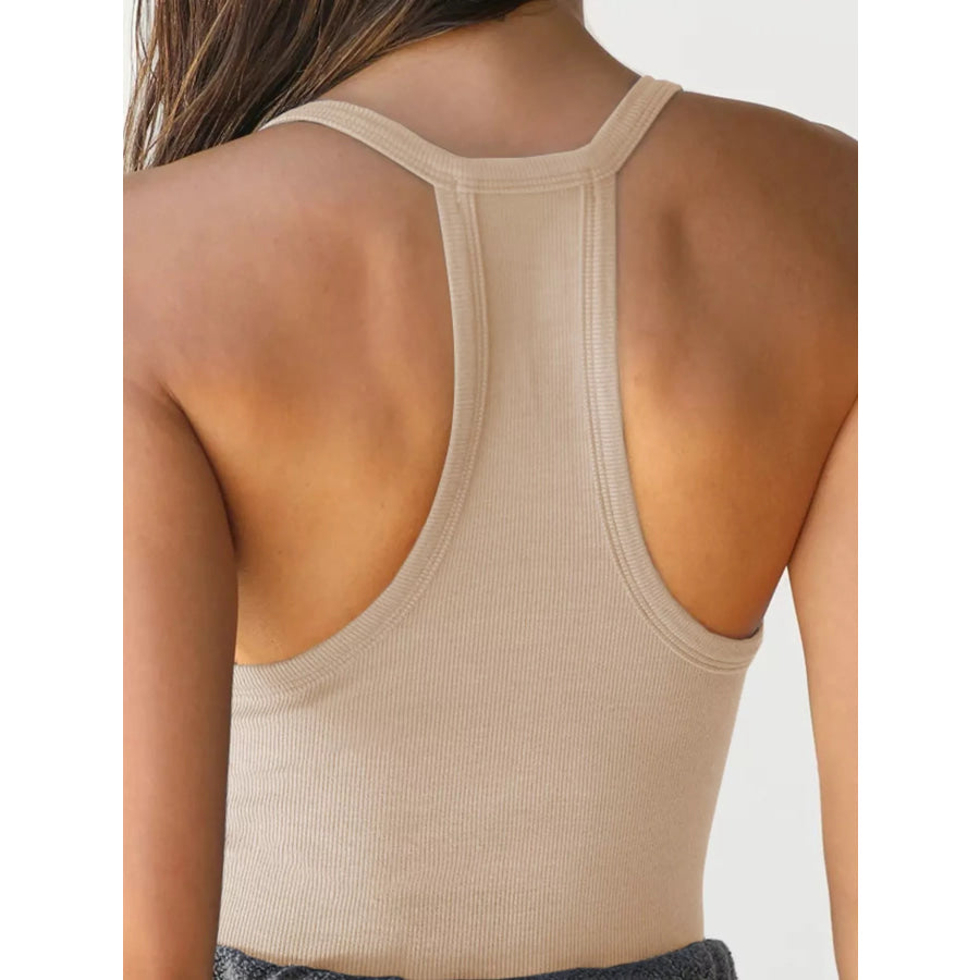 Ribbed Racerback Tank Top Apparel and Accessories