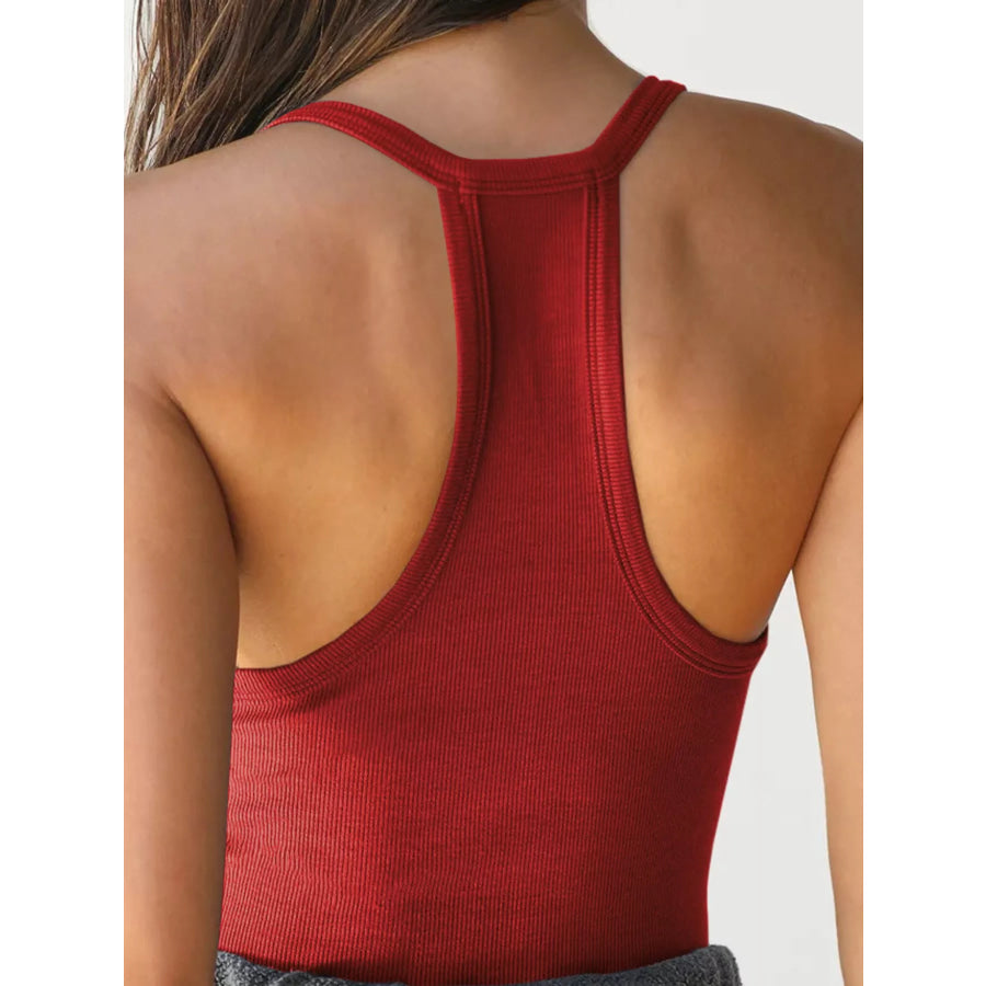 Ribbed Racerback Tank Top Apparel and Accessories