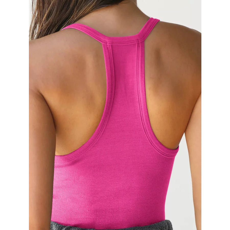 Ribbed Racerback Tank Top Apparel and Accessories