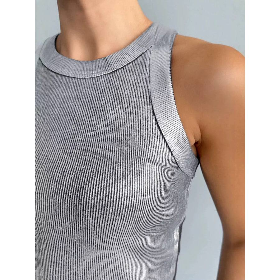 Ribbed Racerback Tank Top Apparel and Accessories