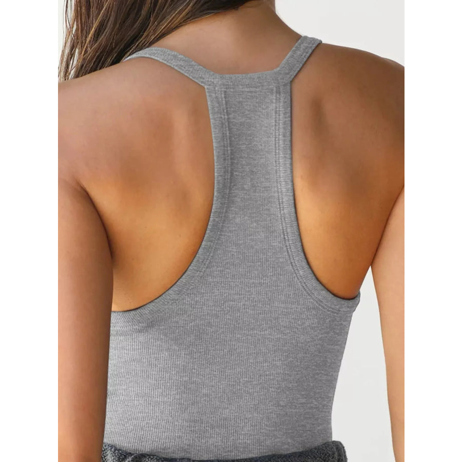 Ribbed Racerback Tank Top Apparel and Accessories