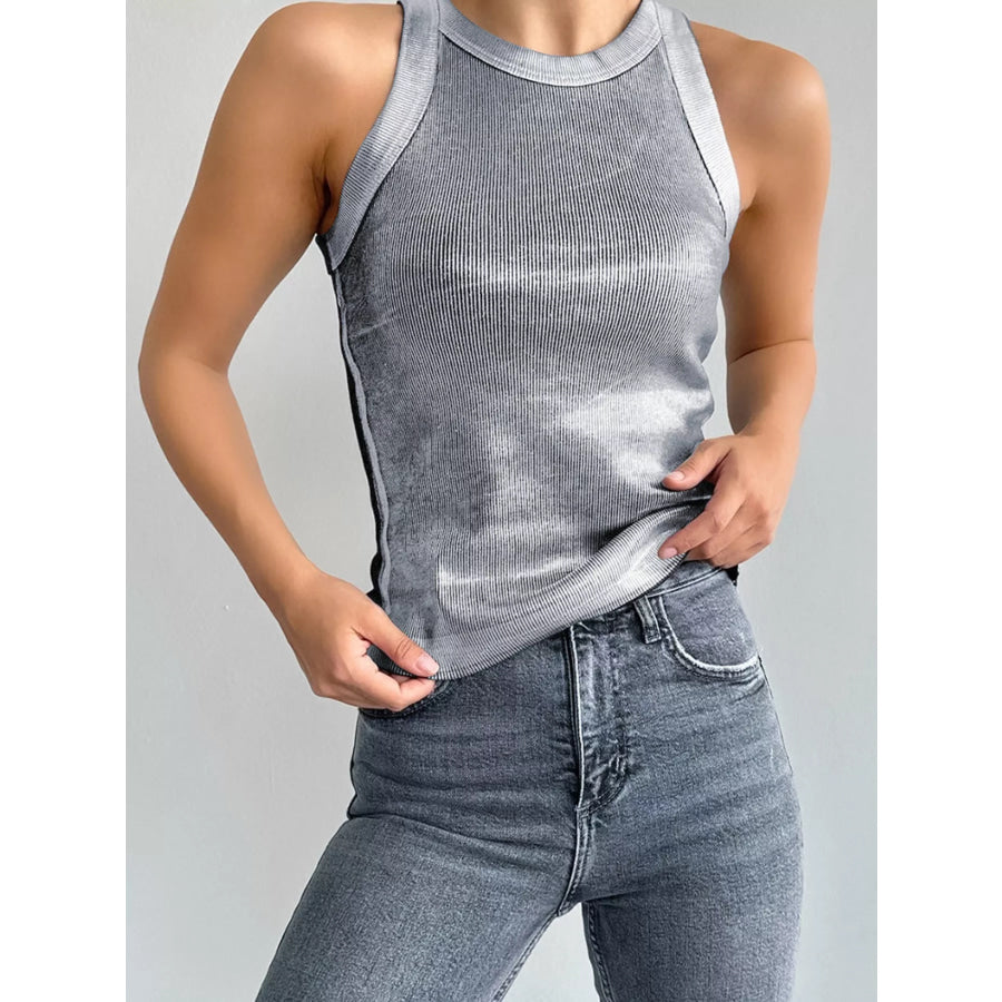 Ribbed Racerback Tank Top Apparel and Accessories