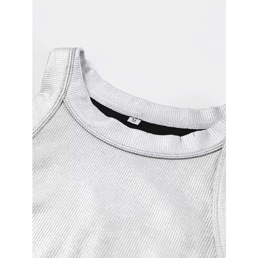 Ribbed Racerback Tank Top Apparel and Accessories
