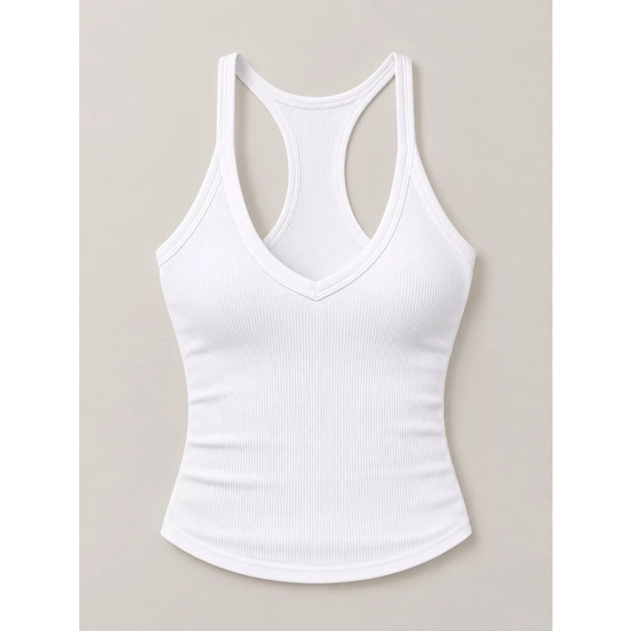 Ribbed Racerback Tank Top Apparel and Accessories