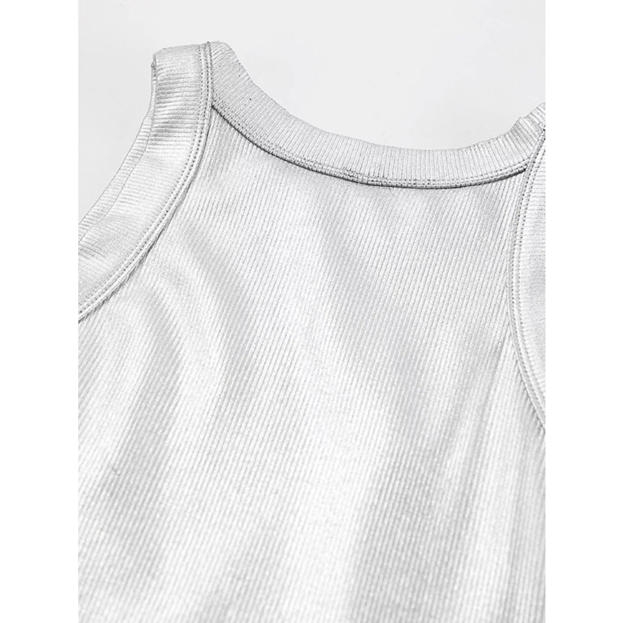 Ribbed Racerback Tank Top Apparel and Accessories
