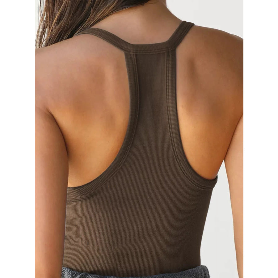 Ribbed Racerback Tank Top Apparel and Accessories