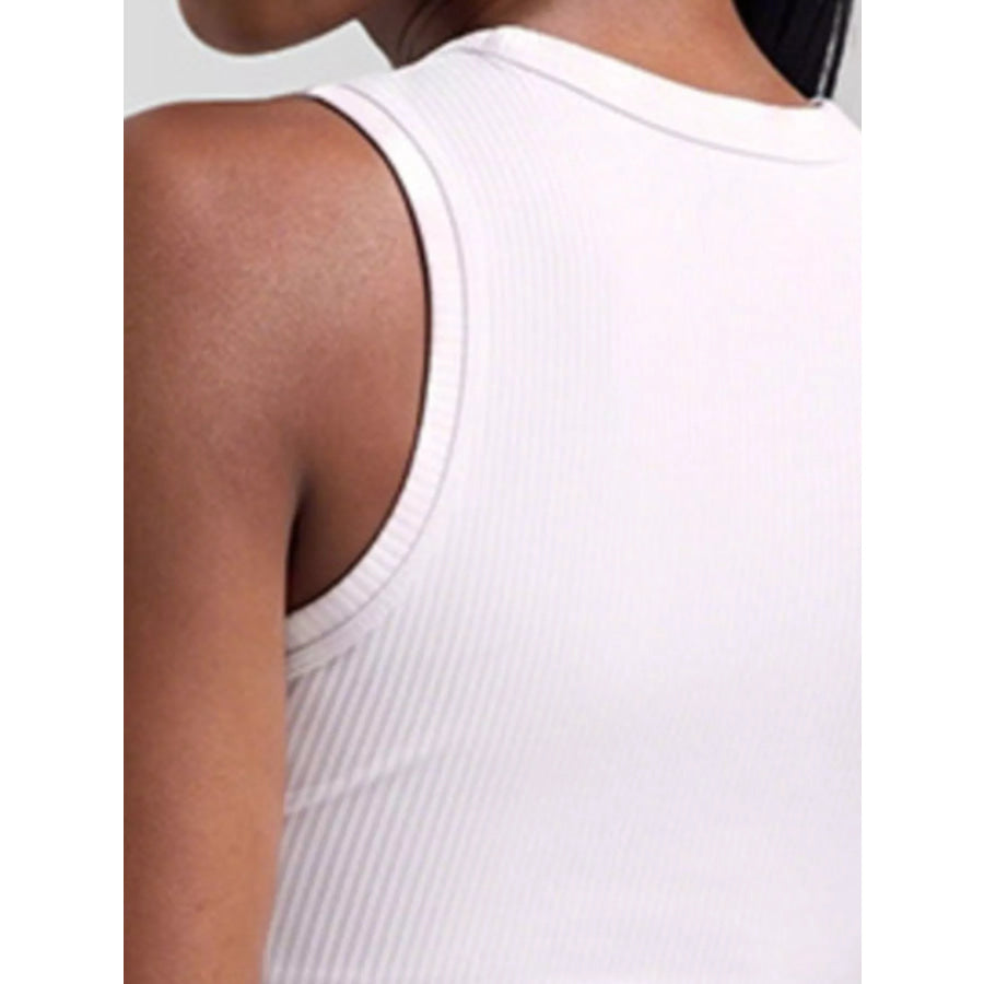 Ribbed Ruched Active Tank Apparel and Accessories