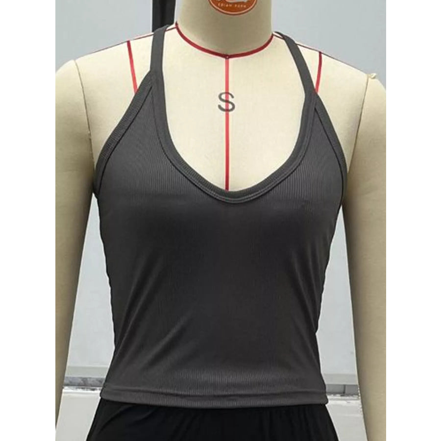Ribbed Scoop Neck Tank Apparel and Accessories