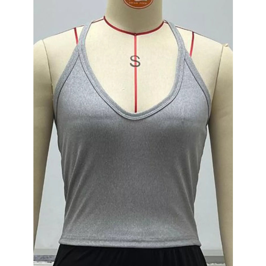 Ribbed Scoop Neck Tank Apparel and Accessories