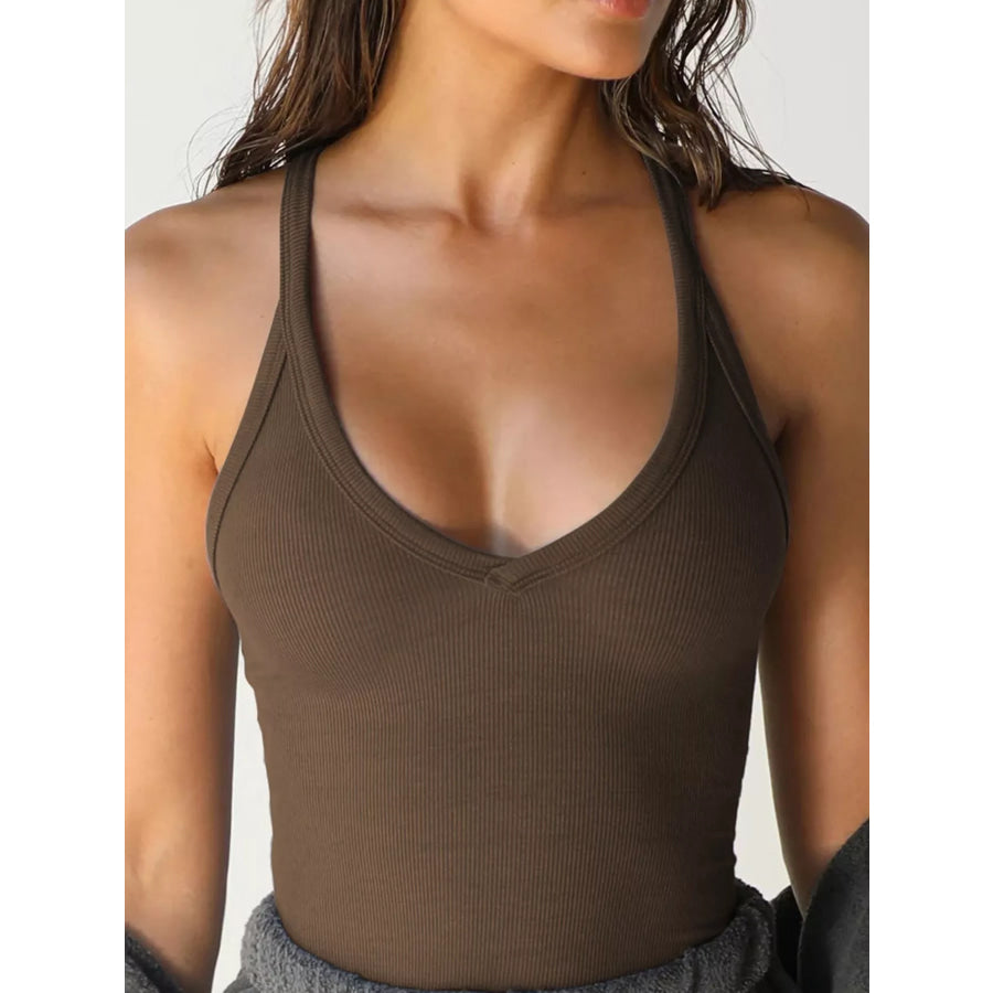 Ribbed Scoop Neck Tank Apparel and Accessories