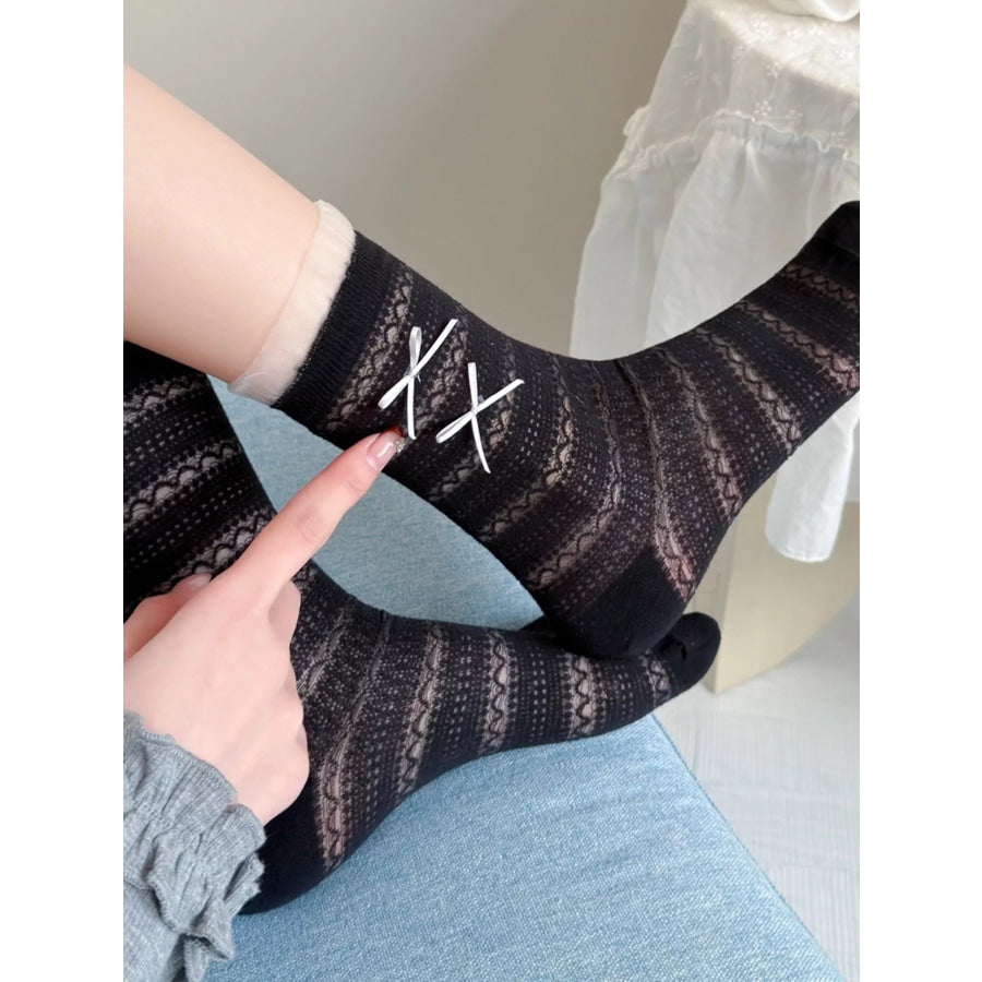 Ribbon Bows Socks Apparel and Accessories