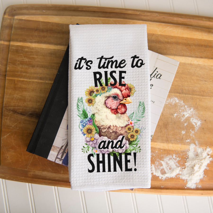 Rise And Shine Kitchen Tea Towel Kitchen Towels