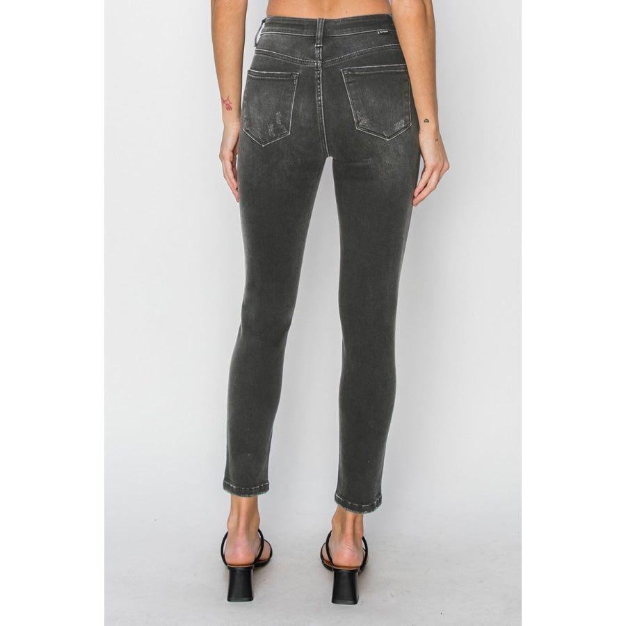 RISEN Full Size High Rise Ankle Skinny Jeans Apparel and Accessories