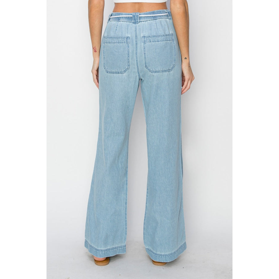 RISEN High Rise Straight Jeans Medium / S Apparel and Accessories